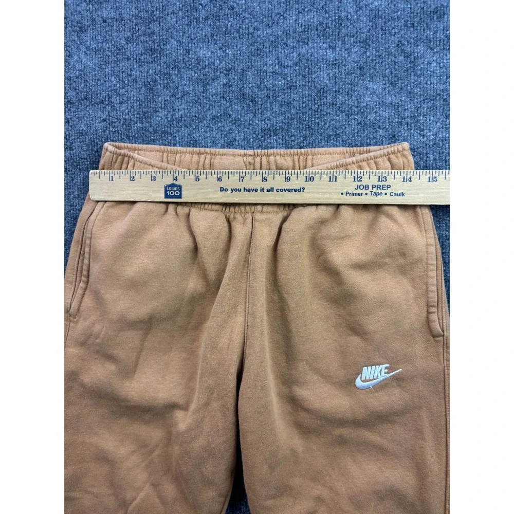 Nike Joggers Mens Small Tan Sportswear Club Fleece Sweatpants Athletic